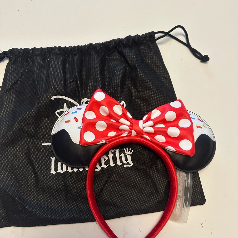 Disney Red and Black Minnie Mouse Hair Accessory